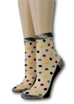 Multi Dotted Sheer Socks - Global Trendz Fashion®