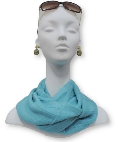 Cotton Pleated Scarves
