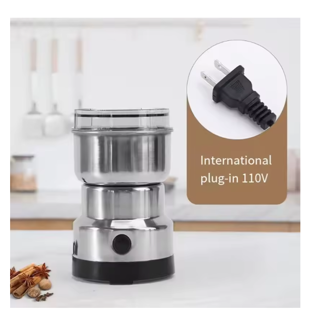 2025 New Household Electric Multi-Function Grinder Grinds Coffee Beans, Grains, Spices & Herbs with Powerful Performance
