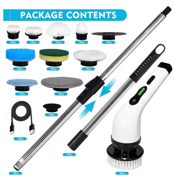 Electric Spin Scrubber Cleaning Brush