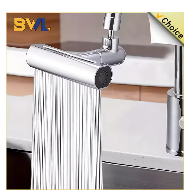 New 4 Modes Waterfall Kitchen Faucet Universal 720° Swivel Spout Sprayer Bathroom Basin Water Tap Extender Rainfall Sink Mixer