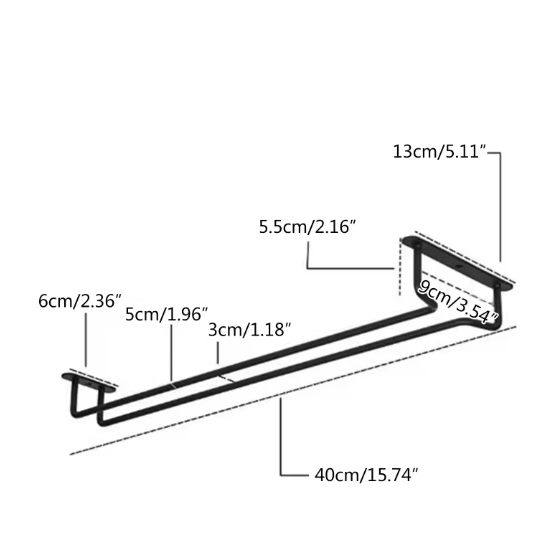 NICEFurniture Useful Iron Wine Rack Glass Holder Hanging Bar Hanger Shelf Wine Glass Rack Stand Paper Roll Holder for Home