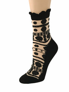 Stunning Black Sheer Socks - Global Trendz Fashion®