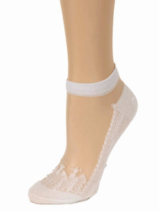 Cool White Sheer Socks - Global Trendz Fashion®