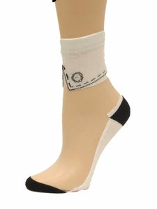 Elegant White Sheer Socks - Global Trendz Fashion®