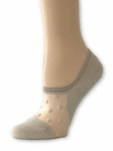 Elegant Skin Dotted Ankle Sheer Socks - Global Trendz Fashion®