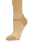 Light Gold Glittered Ankle Sheer Socks - Global Trendz Fashion®