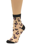 Pink Heart Sheer Socks - Global Trendz Fashion®
