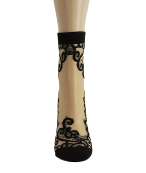 Rich Black Sheer Socks - Global Trendz Fashion®