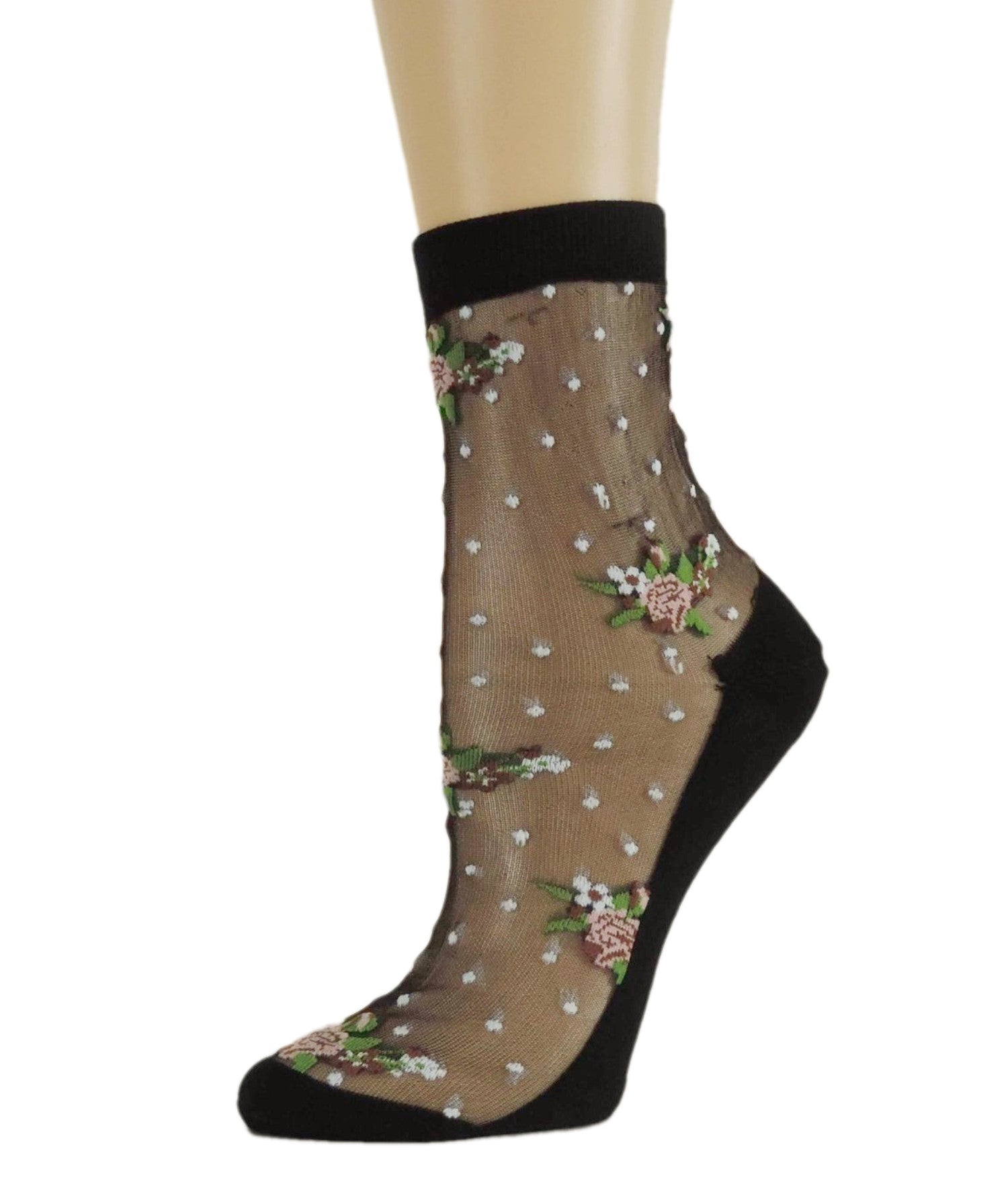 Flower Bunch Sheer Socks - Global Trendz Fashion®