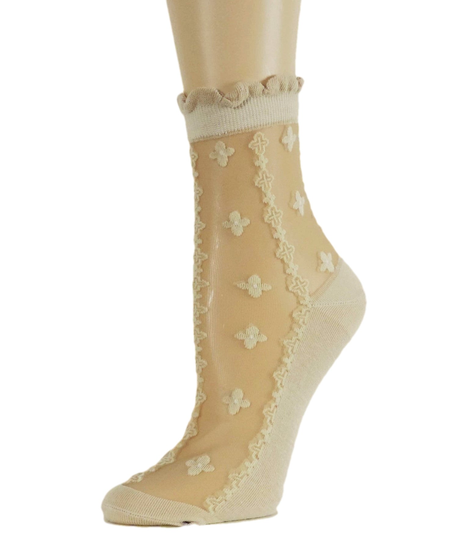 Four Leaf Sheer Socks - Global Trendz Fashion®