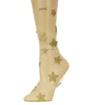 Golden Stars Tulle Socks - Global Trendz Fashion®