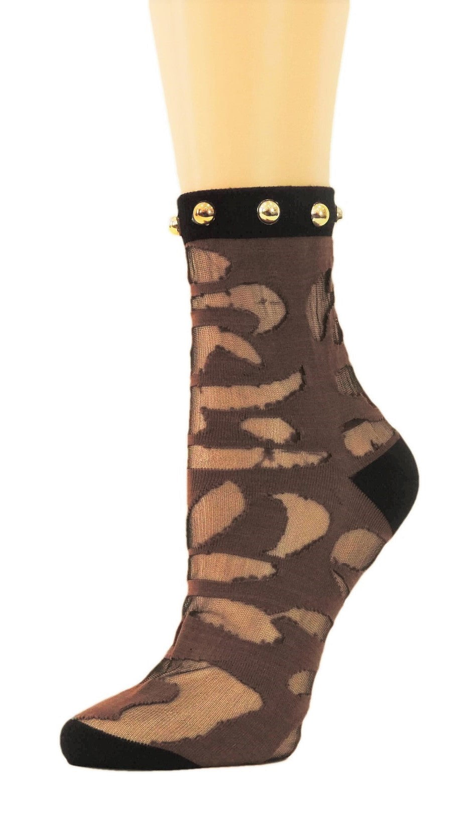 Stylish Custom Sheer Socks with Beads - Global Trendz Fashion®