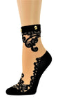 Elegant Custom Sheer Socks with Beads - Global Trendz Fashion®