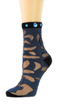 Stylish Custom Sheer Socks with crystals - Global Trendz Fashion®
