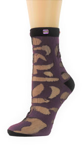 Trendy Custom Sheer Socks with crystals - Global Trendz Fashion®