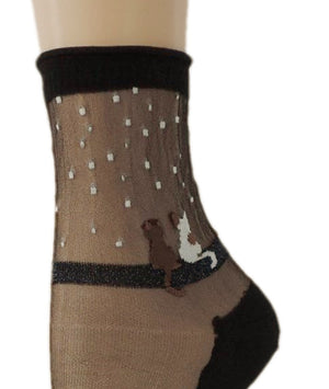 Lil Meow Meow Sheer Socks - Global Trendz Fashion®