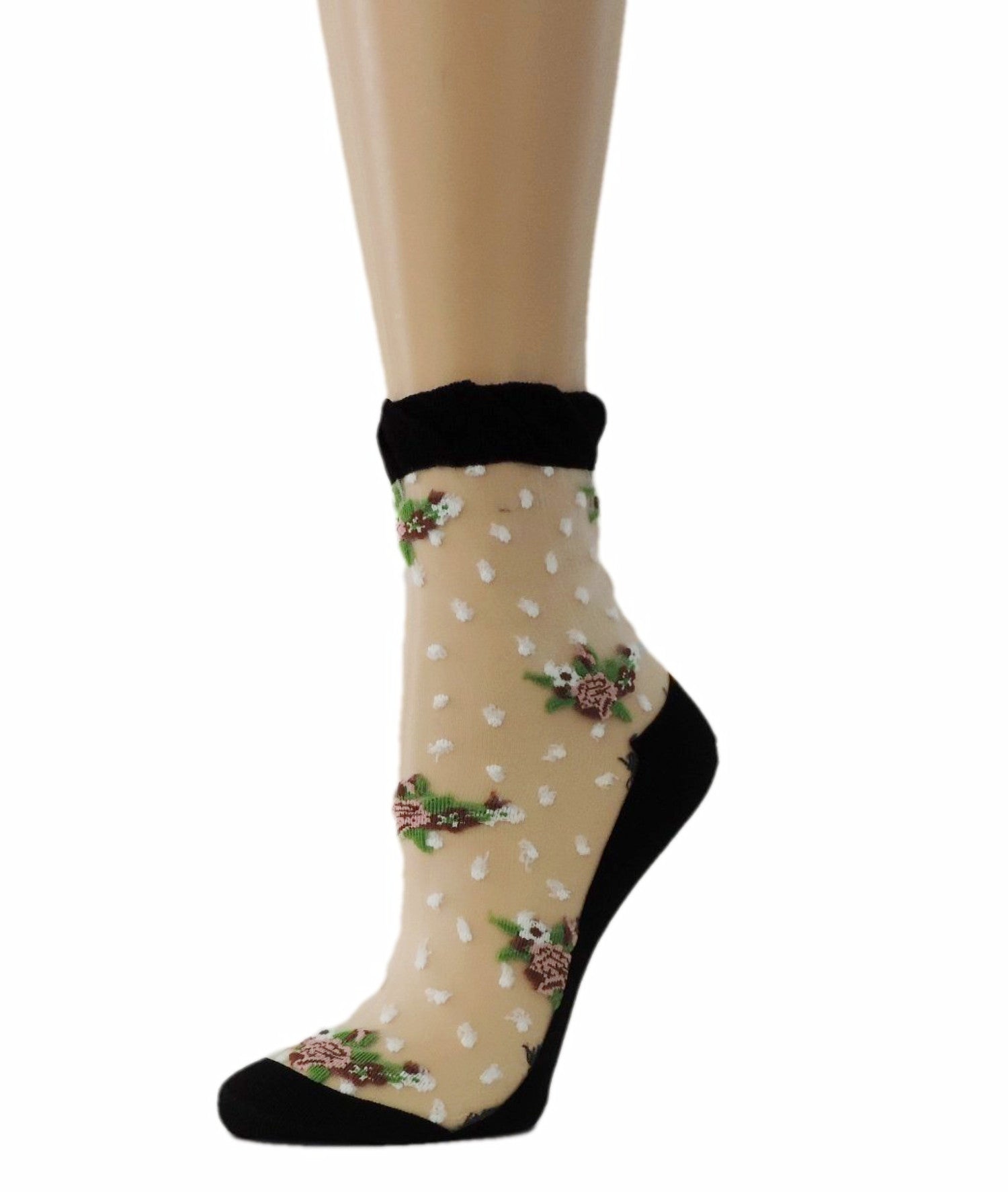 Flowers Bunch Sheer Socks - Global Trendz Fashion®