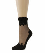 Dashing Black Sheer Socks - Global Trendz Fashion®