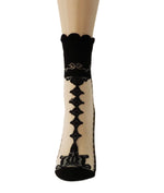 Elegant Black Sheer Socks - Global Trendz Fashion®