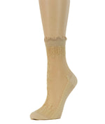 Elegant Beige Sheer Socks - Global Trendz Fashion®