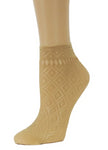 Beige Ankle Mesh Socks - Global Trendz Fashion®