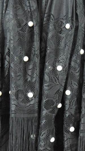 Handmade Black Net Scarf - Global Trendz Fashion®