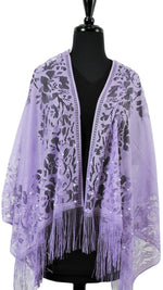 Handmade Purple Net Scarf - Global Trendz Fashion®