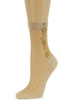 Charming Henna Sheer Socks - Global Trendz Fashion®