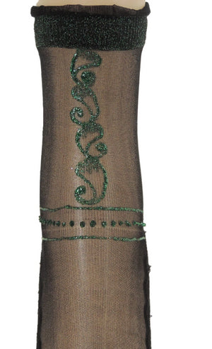 Green Henna Sheer Socks - Global Trendz Fashion®