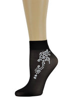 Moon Shine Henna Sheer Socks - Global Trendz Fashion®
