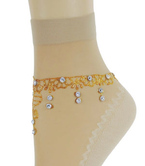 Amber Henna Sheer Socks - Global Trendz Fashion®