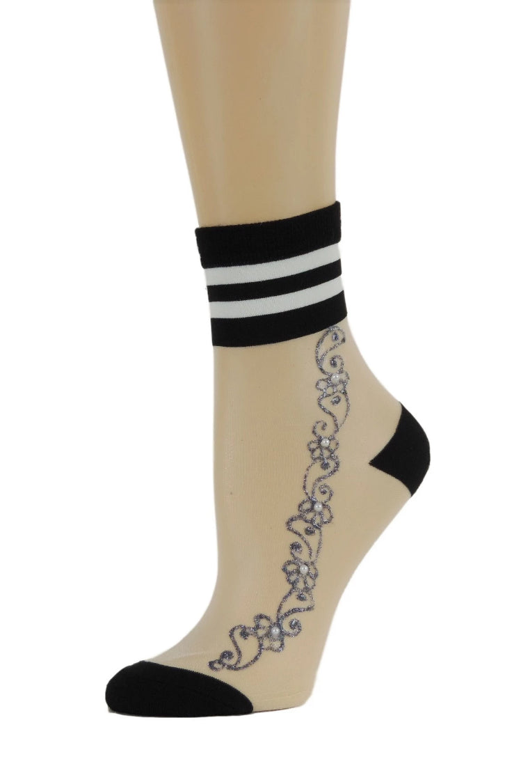 Dire Henna Sheer Socks - Global Trendz Fashion®