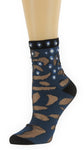 Fashion Patches Custom Sheer Socks with beads - Global Trendz Fashion®