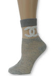 Fancy Grey Henna Sheer Socks - Global Trendz Fashion®
