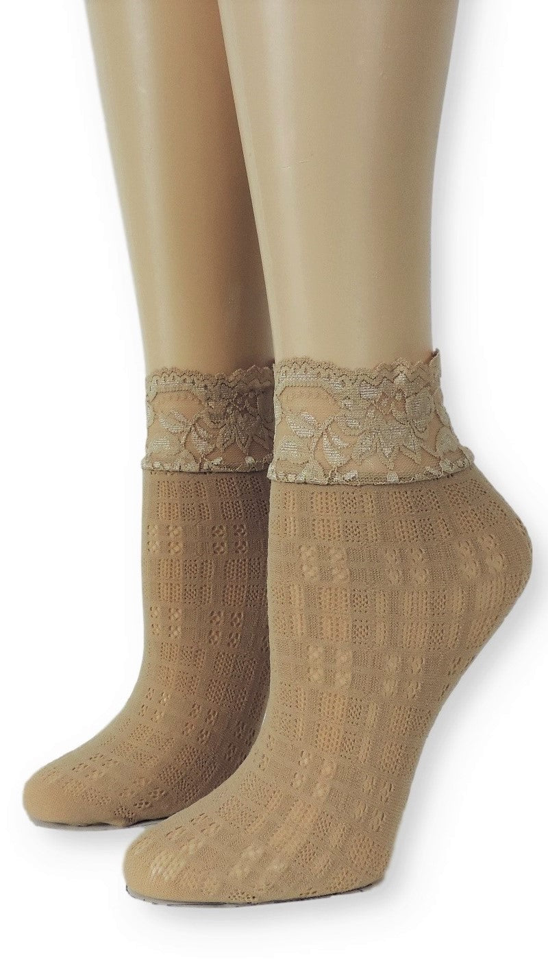 Brown Sugar Mesh Socks - Global Trendz Fashion®