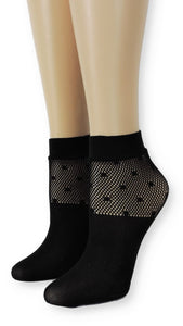 Black Classy Mesh Socks - Global Trendz Fashion®