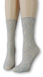 Smoke Grey Mesh Socks - Global Trendz Fashion®