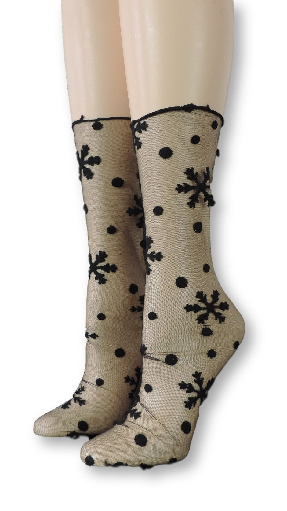 Snowflake Tulle Socks - Global Trendz Fashion®