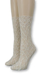 Cream Mesh Socks - Global Trendz Fashion®