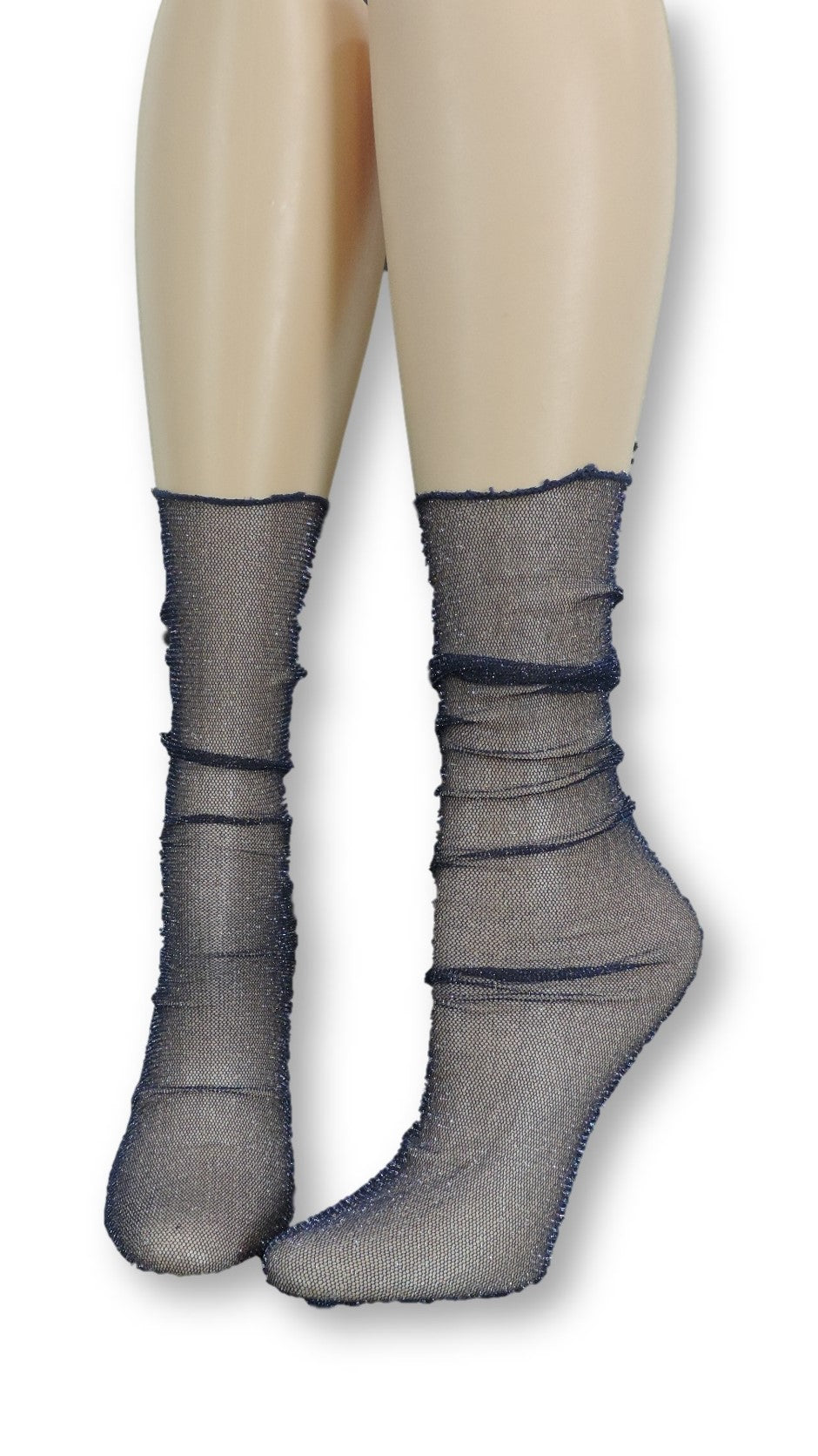 Navy Tulle Socks - Global Trendz Fashion®