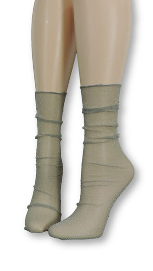Sage Tulle Socks - Global Trendz Fashion®