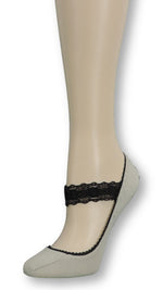 Trout Ankle Socks with black lace - Global Trendz Fashion®