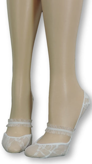 Frosted Ankle Sheer Socks with frill elastic - Global Trendz Fashion®