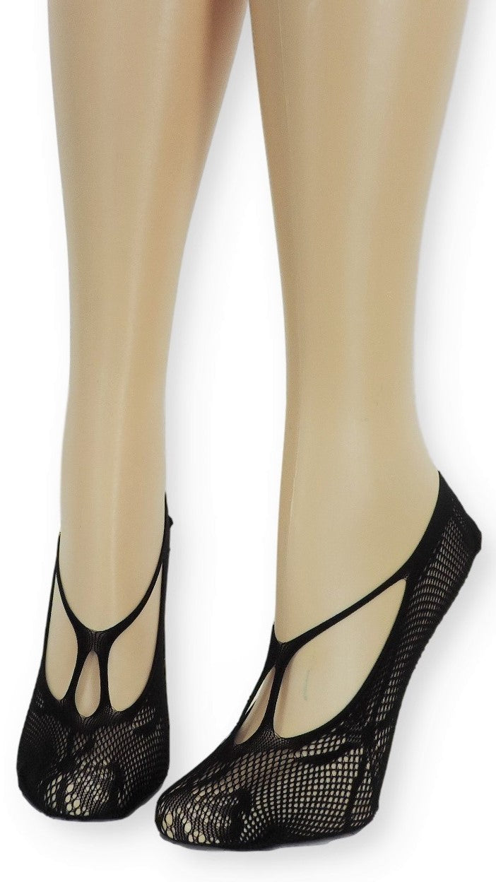 Noir Ankle Mesh Socks - Global Trendz Fashion®