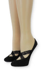Oxy Ankle Mesh Socks with Crossed Lace - Global Trendz Fashion®