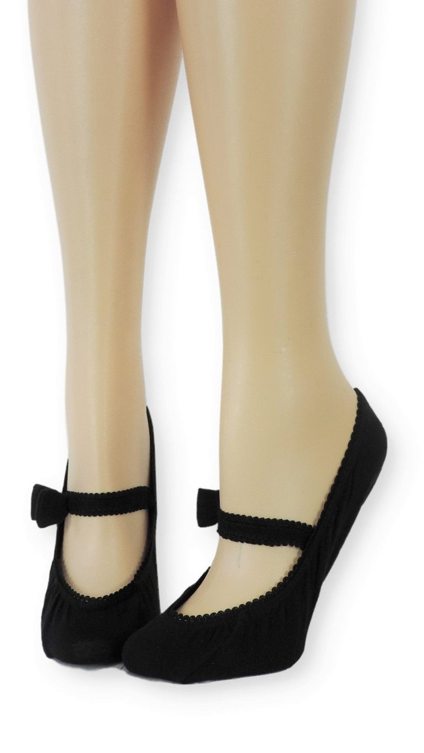 Darknight Ankle Socks with Bow Strap - Global Trendz Fashion®