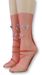 Desire Tulle Socks with Butterflies - Global Trendz Fashion®