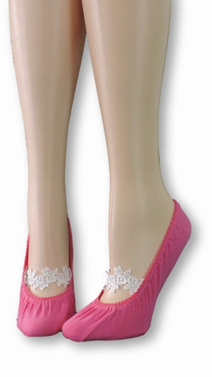 Gulabi Ankle Socks with Floral Lace - Global Trendz Fashion®