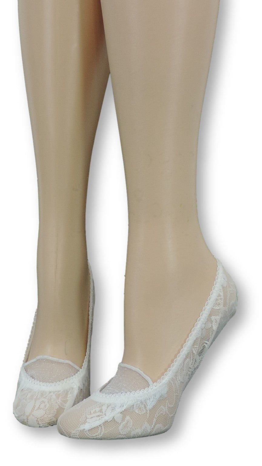 Chiffon Ankle Mesh Socks Closed Lace - Global Trendz Fashion®